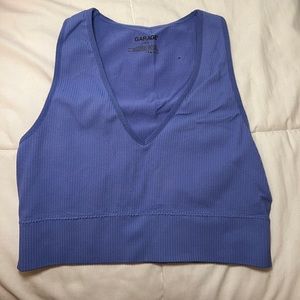 Stella Seamless Plunge Tank Top - Garage